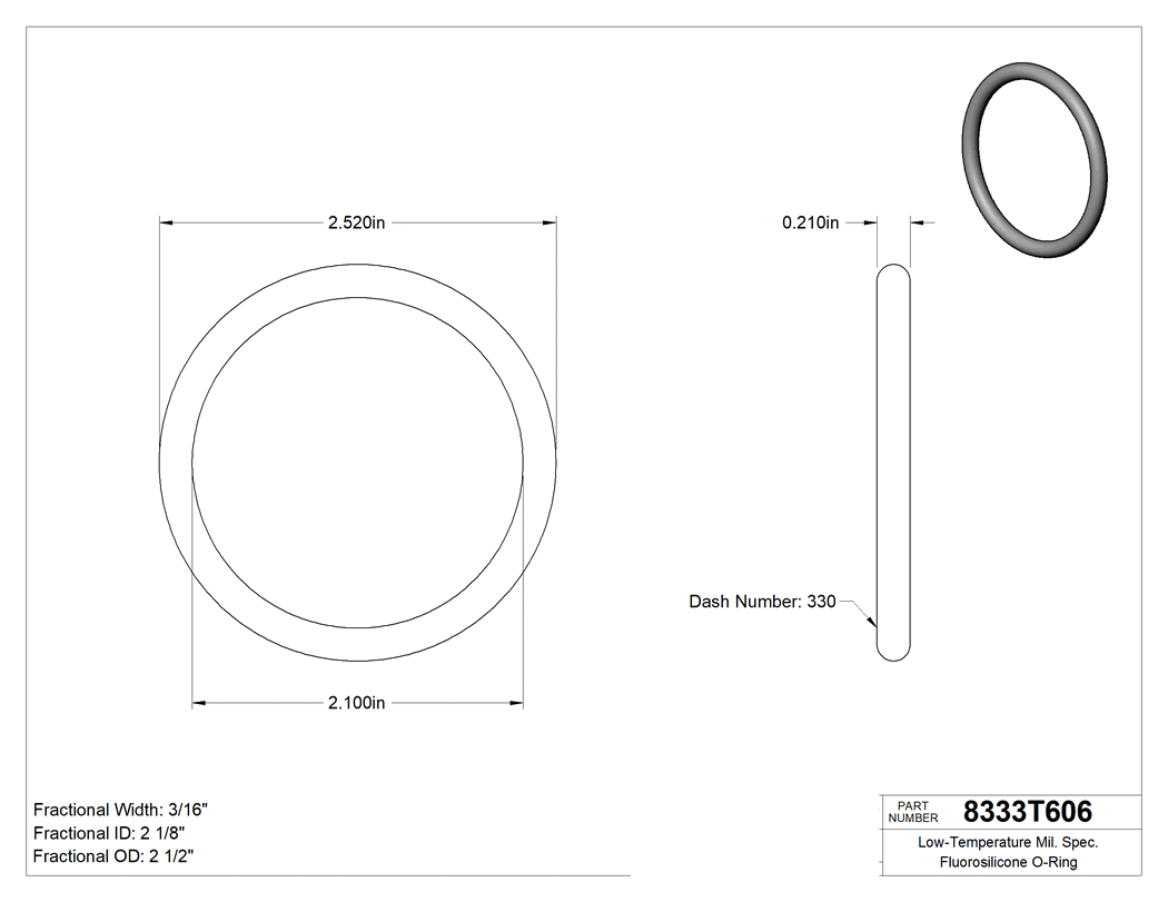 Technical drawing - 8333T606